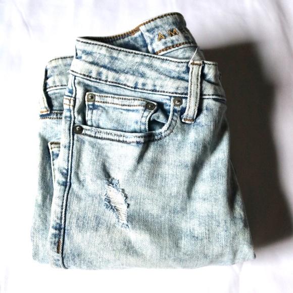 American Eagle Light Washed Slim Jeans Men's size 29 x 32 - Picture 11 of 11